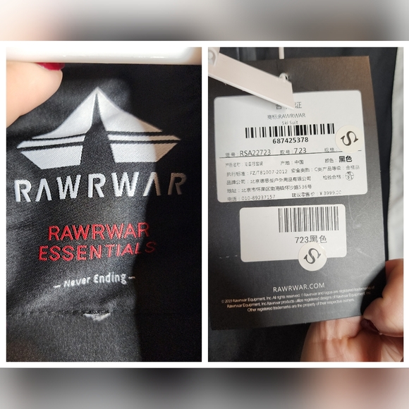 NWOT RAWRWAR One Piece snowsuit black white womens size small (no belt) - Picture 4 of 16